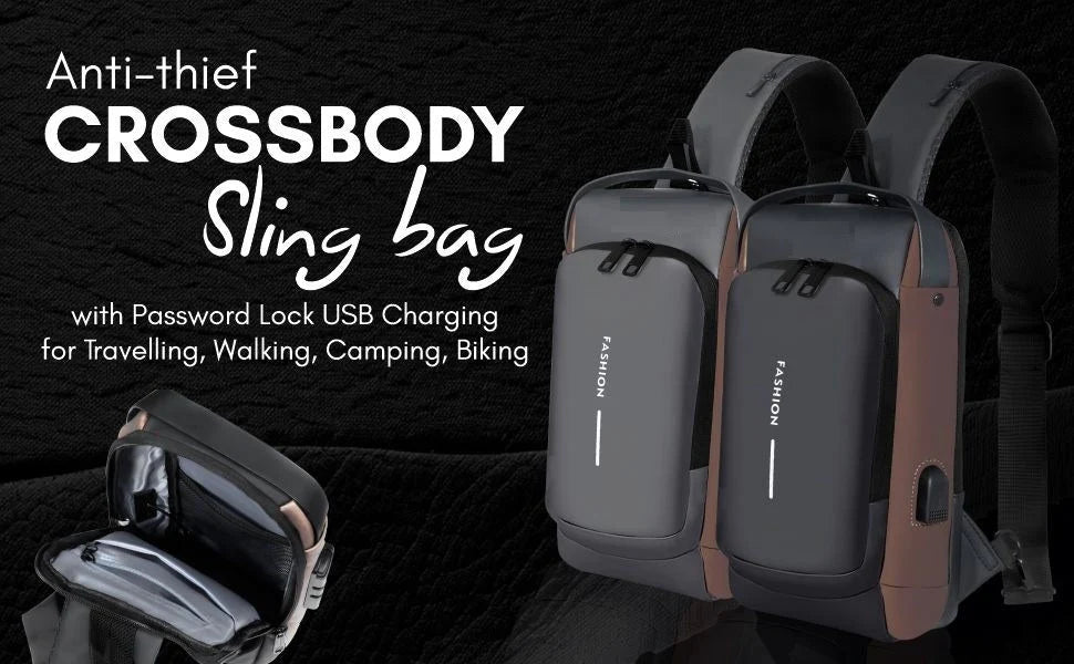 🔥Sling Bag | Anti-Theft Crossbody Backpack for Daily & Travel🧳