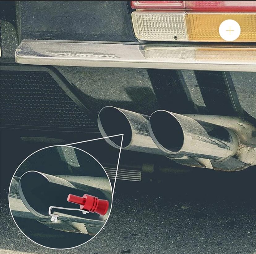 Medium Universal Turbo Sound Noise Exhaust Muffler Pipe Whistle Valve🚗💨