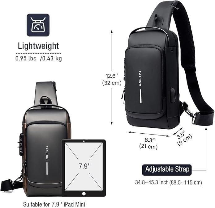 🔥Sling Bag | Anti-Theft Crossbody Backpack for Daily & Travel✈️🧳