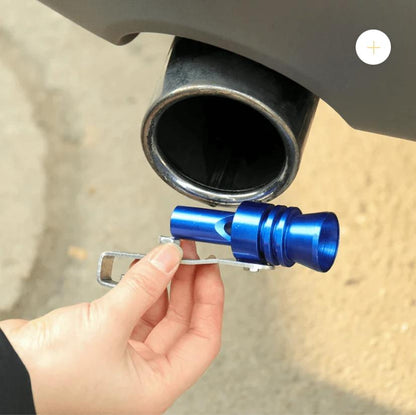 Medium Universal Turbo Sound Noise Exhaust Muffler Pipe Whistle Valve🚗💨